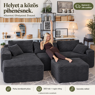 Plüss kanapé